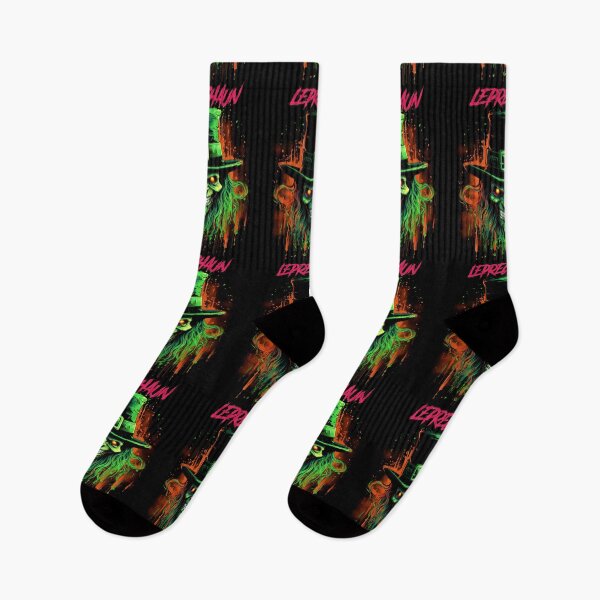 Item preview, Leprechaun - synthwave cyberpunk designed and sold by GlitchGrotesque.