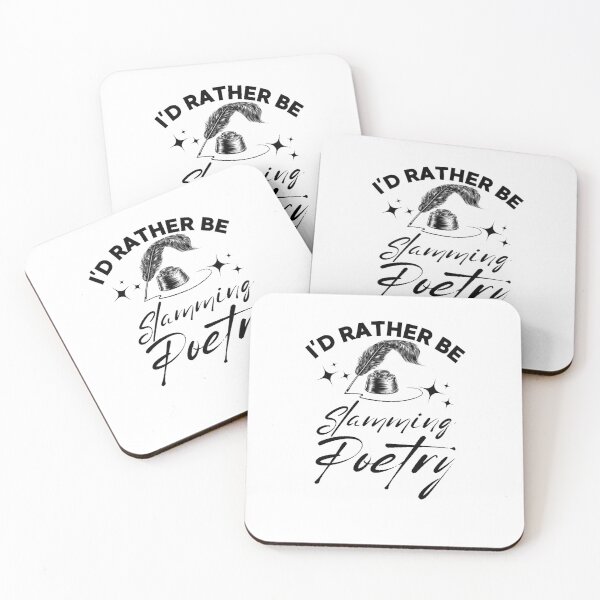 Item preview, I'd Rather Be Slamming Poetry Funny Poem Lover designed and sold by SharpThreadZ.