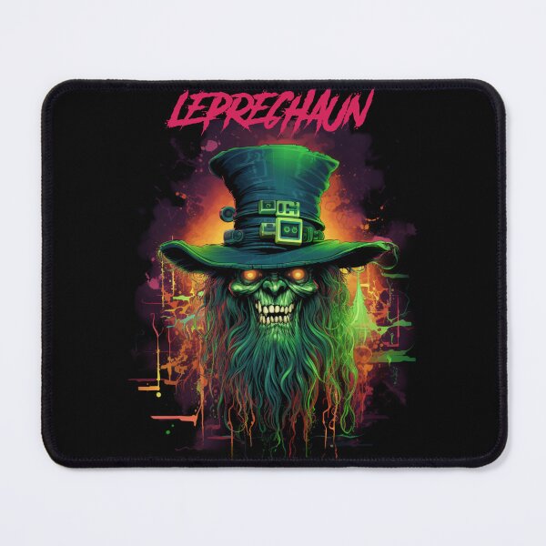 Item preview, Leprechaun - synthwave cyberpunk designed and sold by GlitchGrotesque.