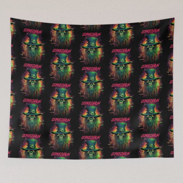 Item preview, Leprechaun - synthwave cyberpunk designed and sold by GlitchGrotesque.