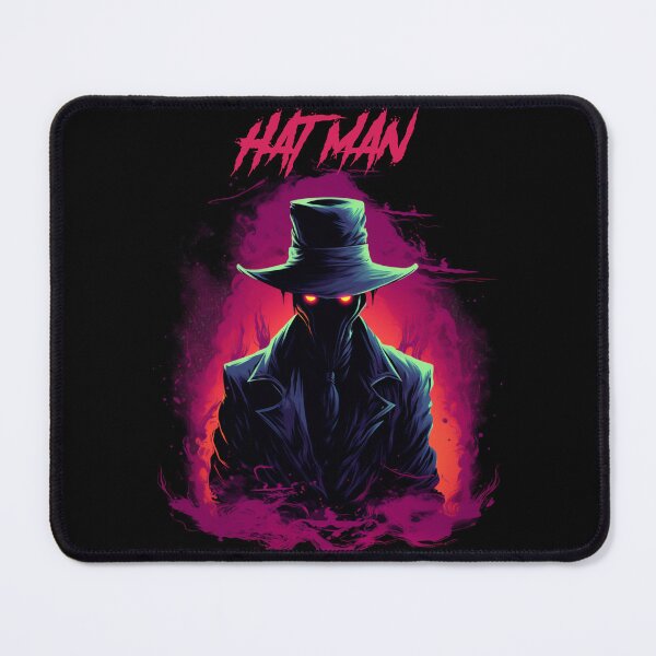 Item preview, Hat man - synthwave cyberpunk designed and sold by GlitchGrotesque.