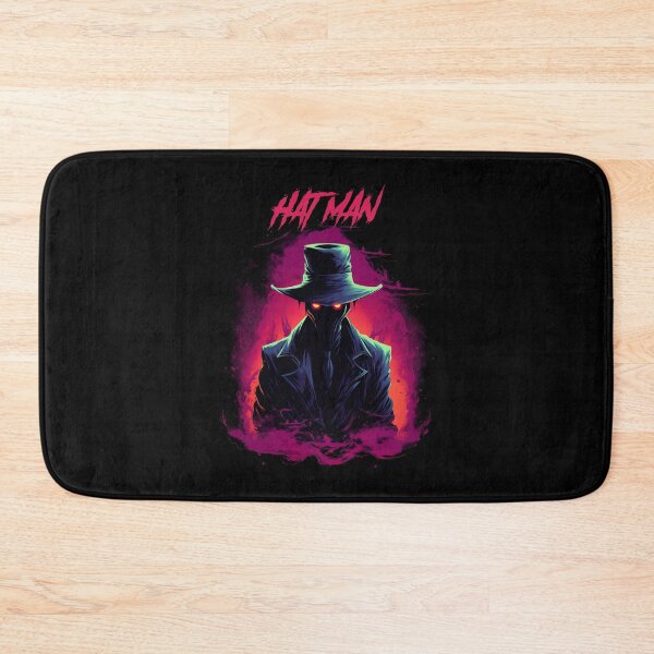 Item preview, Hat man - synthwave cyberpunk designed and sold by GlitchGrotesque.