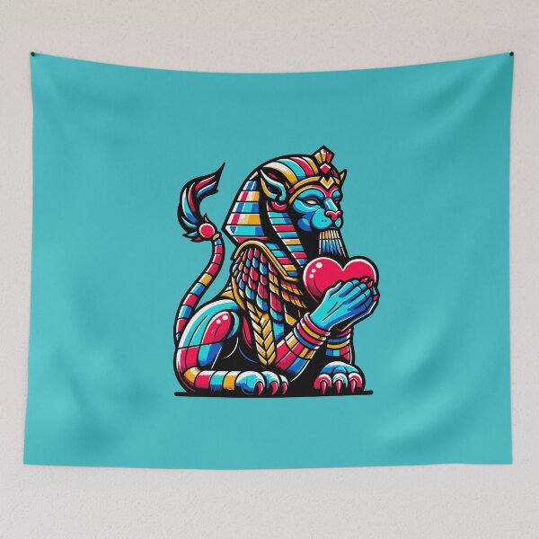 Item preview, Love Sphynx - Valentine's Heart designed and sold by ObjCrea123.