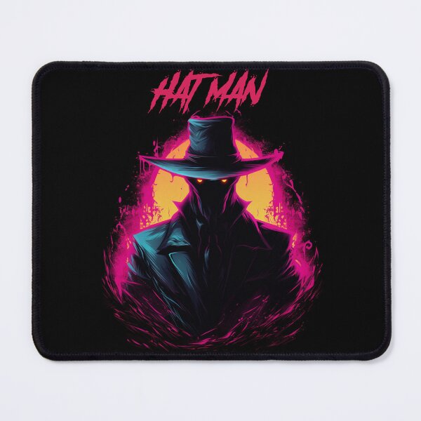 Item preview, Hat man - synthwave cyberpunk designed and sold by GlitchGrotesque.