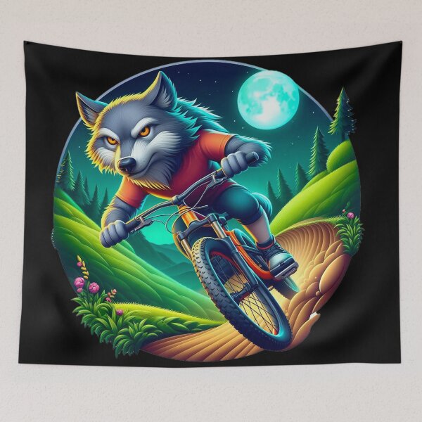 Item preview, she-wolf biker designed and sold by ErikFQ.