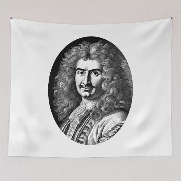 Item preview, Portrait of Moliere (Jean-Baptiste Poquelin) designed and sold by NTGUILTY.