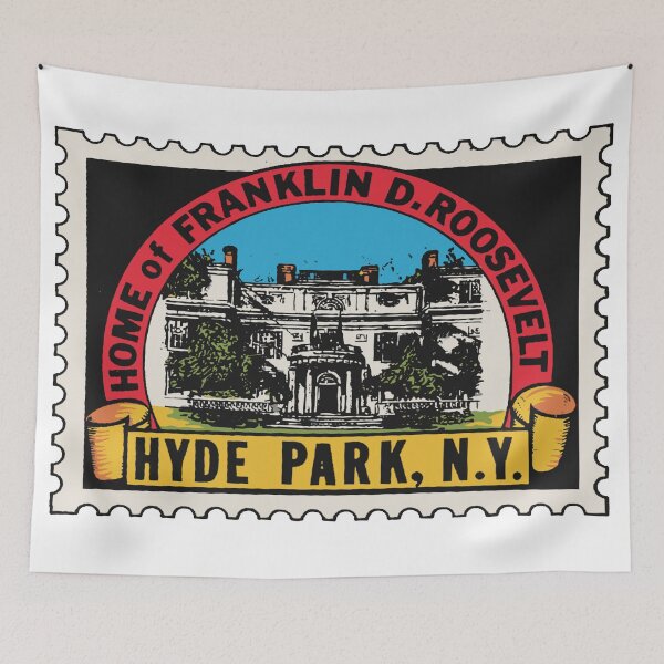 Item preview, Vintage Style Hyde Park NY designed and sold by Decal Mania.