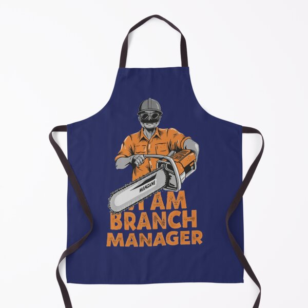 Item preview, Cool t-shirt for a worker with a power saw- 'I AM BRANCH MANAGER' designed and sold by Gadget80.