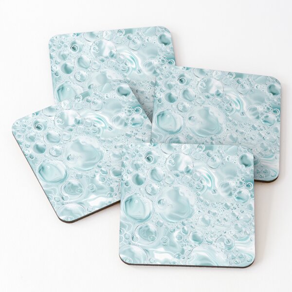 Item preview, Aqua Effervescence: Clear Fizzy Bubbles Pattern designed and sold by Sir Meow Meow.