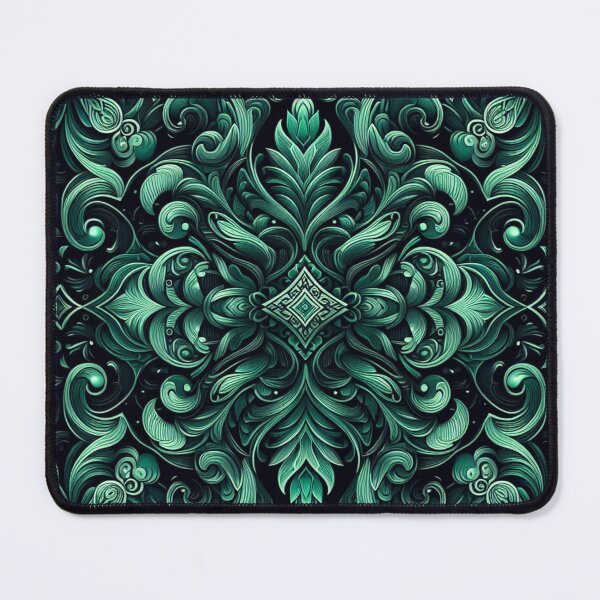 Item preview, Emerald Green Damask - Elegant Victorian Pattern Design designed and sold by ProjectNoah.
