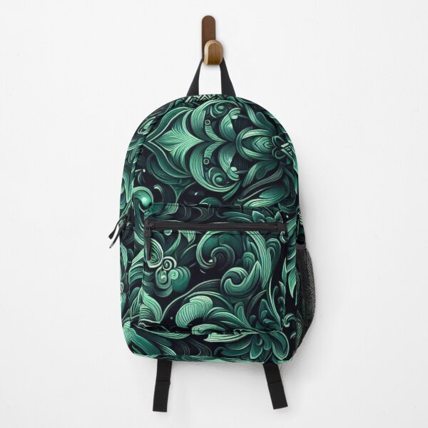 Item preview, Emerald Green Damask - Elegant Victorian Pattern Design designed and sold by ProjectNoah.
