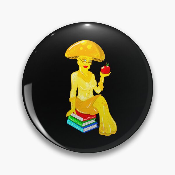 Item preview, Golden Teacher Mushroom, Goldie, The Psychedelic Family designed and sold by MayGreenAbgrall.