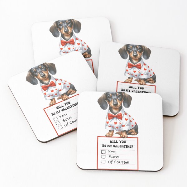 Item preview, Valentine's Day Dog Dachshund Doxie designed and sold by M1234s.