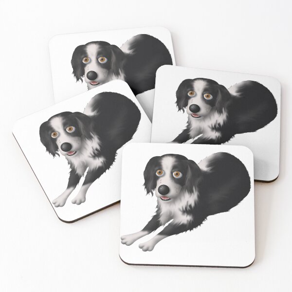 Item preview, Border Collie Cartoon Dog designed and sold by mistersmileyfac.