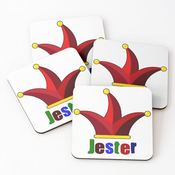 Item preview, Jester, joker or clown hat in red with name in colored letters designed and sold by shennix.