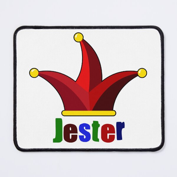 Item preview, Jester, joker or clown hat in red with name in colored letters designed and sold by shennix.
