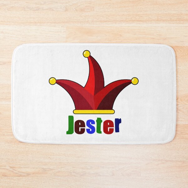 Item preview, Jester, joker or clown hat in red with name in colored letters designed and sold by shennix.