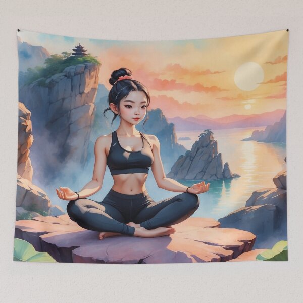 Item preview, Yoga therapy & Meditation  designed and sold by HendAhabib.