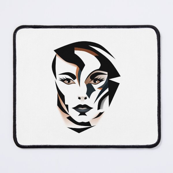 Artikelvorschau, Asynclone Head Woman Modern Art Abstract entworfen und verkauft von Asynclone.