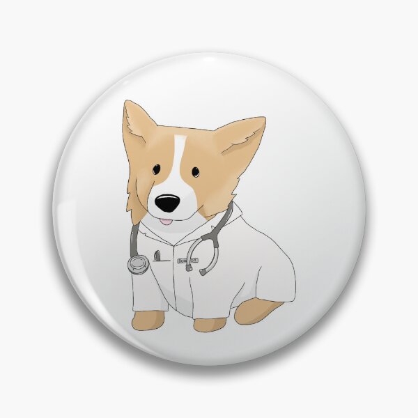 Item preview, Doctor Corgi designed and sold by KobiusDesigns.