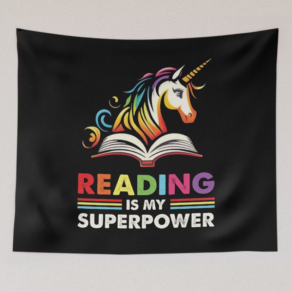 Item preview, Reading is my superpower designed and sold by BuxomBabe21.