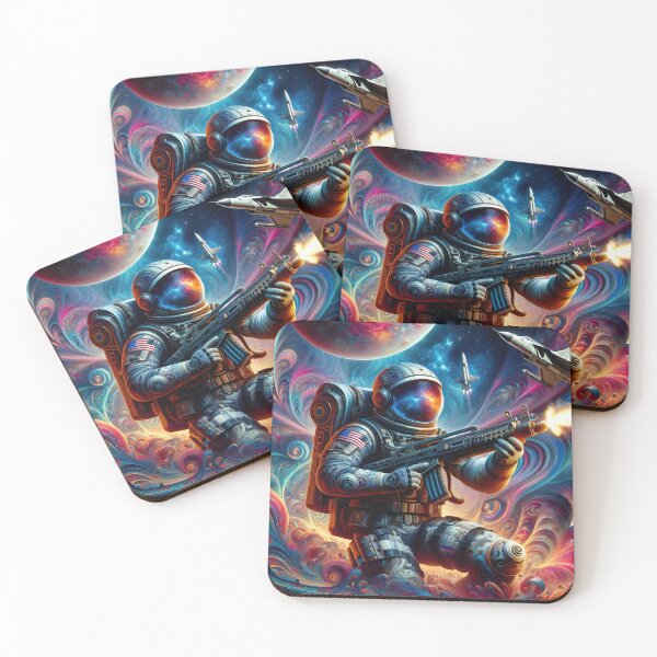 Item preview, Astro Soldier: Defending the Nebular Frontier designed and sold by ArtComixHaven.