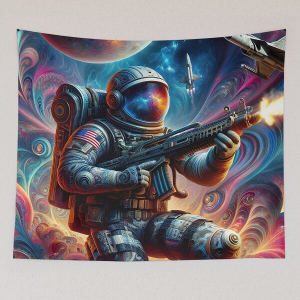 Item preview, Astro Soldier: Defending the Nebular Frontier designed and sold by ArtComixHaven.