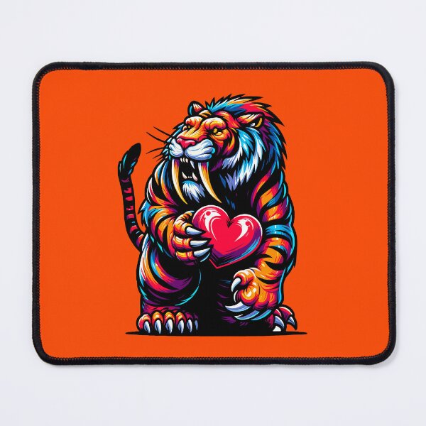 Item preview, Love Smilodon - Valentine's Day Heart of Love designed and sold by ObjCrea123.
