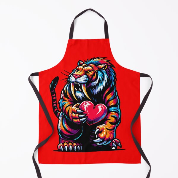 Item preview, Love Smilodon - Valentine's Day Heart of Love designed and sold by ObjCrea123.