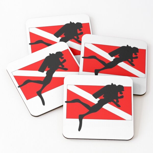 Item preview, Scuba diver flag designed and sold by Peycer.