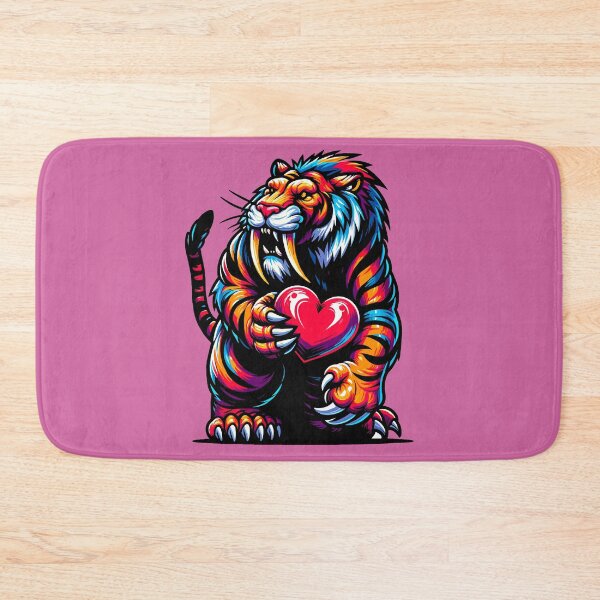 Item preview, Love Smilodon - Valentine's Day Heart of Love designed and sold by ObjCrea123.