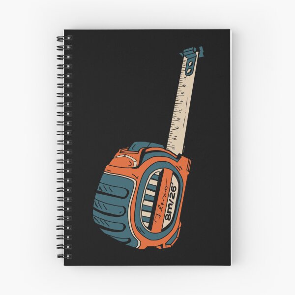 Item preview, Flexometer tape measure illustration in orange and blue designed and sold by CecyLL.