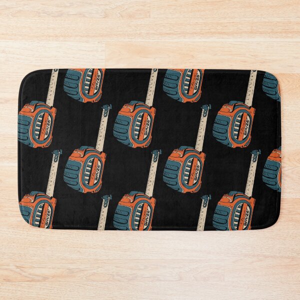 Item preview, Flexometer tape measure illustration in orange and blue designed and sold by CecyLL.