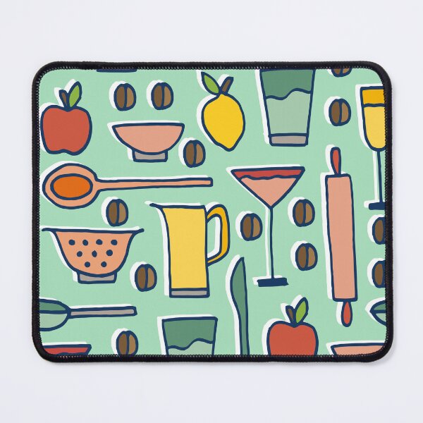 Item preview, Kitchen and dining elements seamless pattern designed and sold by DesignsbySimons.