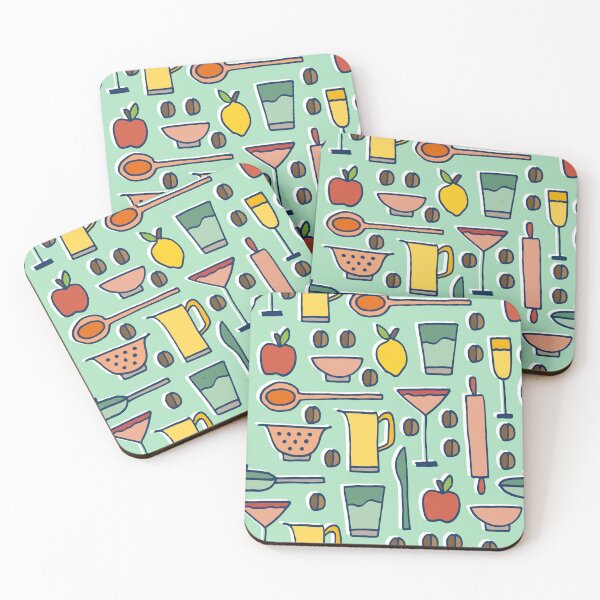 Item preview, Kitchen and dining elements seamless pattern designed and sold by DesignsbySimons.