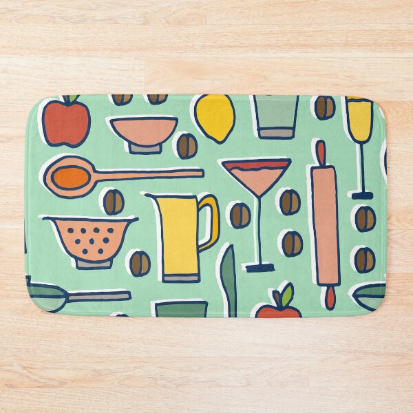 Item preview, Kitchen and dining elements seamless pattern designed and sold by DesignsbySimons.