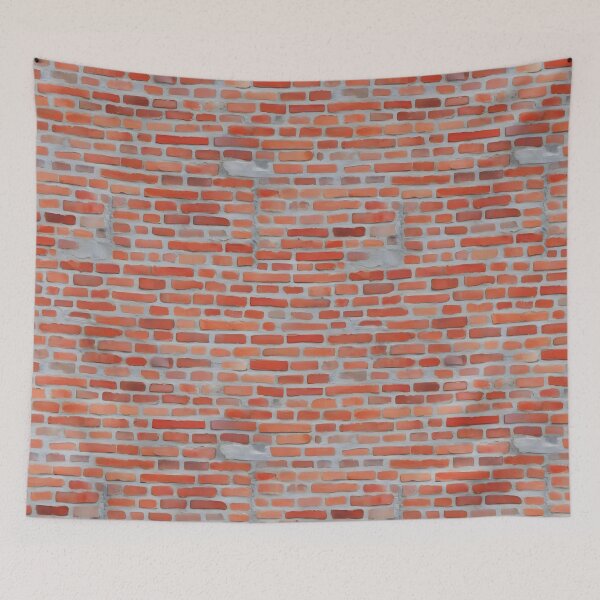 Item preview, Classic Red Brick Wall designed and sold by HOMETOWN86.