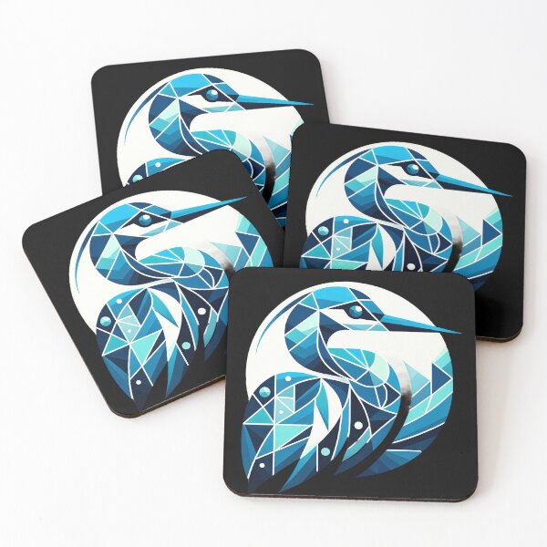 Item preview, A Geometric Great Blue Heron Art Design designed and sold by SandbarTees.