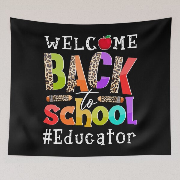 Item preview, Welcome Back To School Educator First Day Of School Leopard designed and sold by MobyStickers.