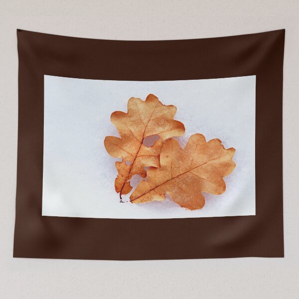 Item preview, Oak Leaves On Snow designed and sold by Debbie Oppermann.
