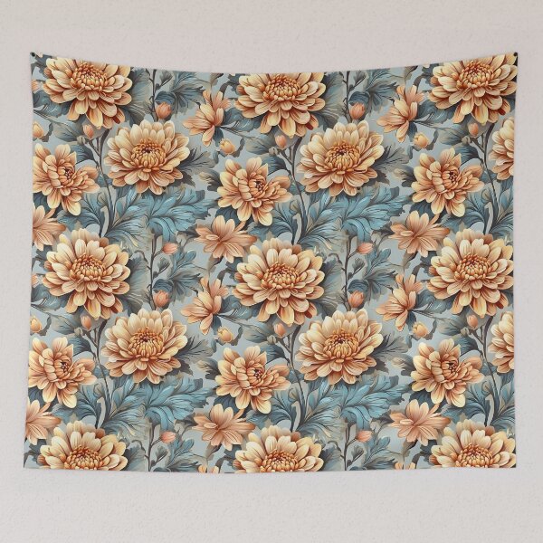 Item preview, Chrysanthemum pattern 2 designed and sold by HOMETOWN86.