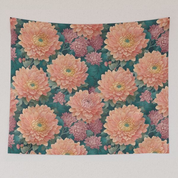 Item preview, Chrysanthemum pattern designed and sold by HOMETOWN86.