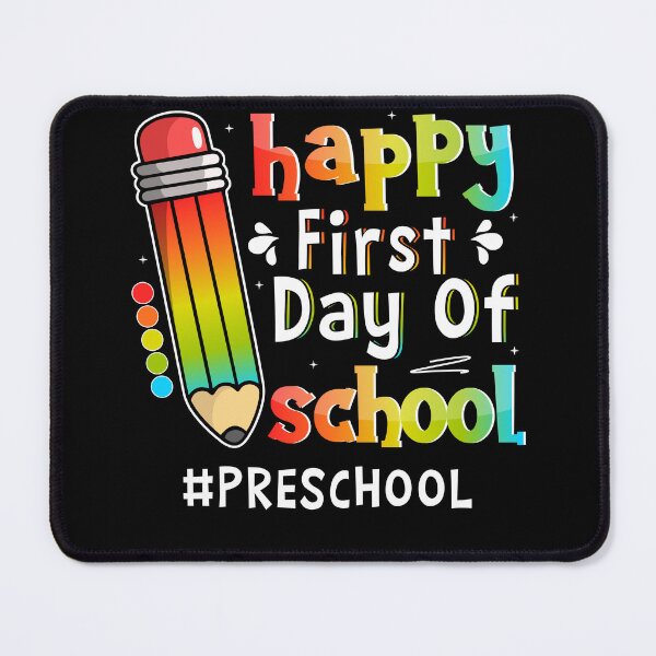 Item preview, Happy First Day Of School Teacher Preschool Back To School designed and sold by MobyStickers.