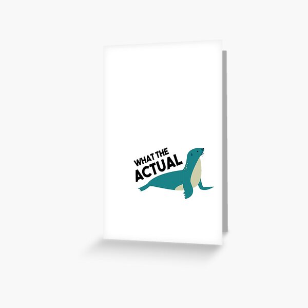 Item preview, What The Actual PHOQUE - French Language pun designed and sold by Francophile.