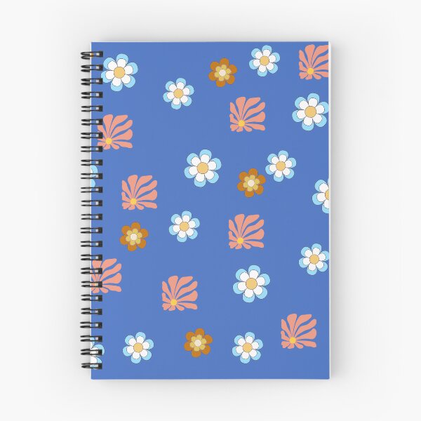 Item preview, Copy of Daisy roses pattern on blue designed and sold by BritishDelights.