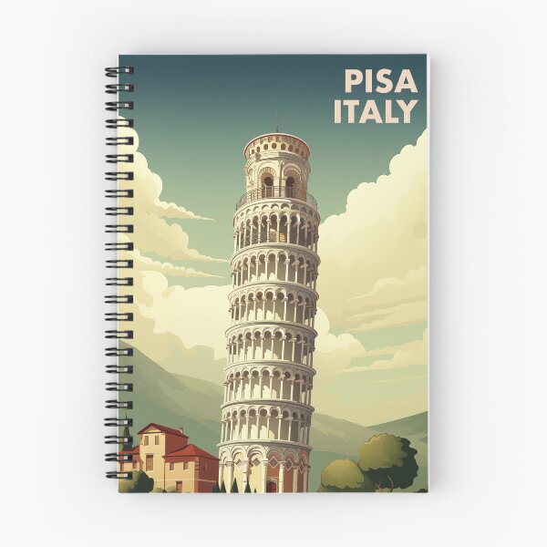 Item preview, The Leaning Tower of Pisa Italy Vintage Travel Poster Retro designed and sold by artra-shop.