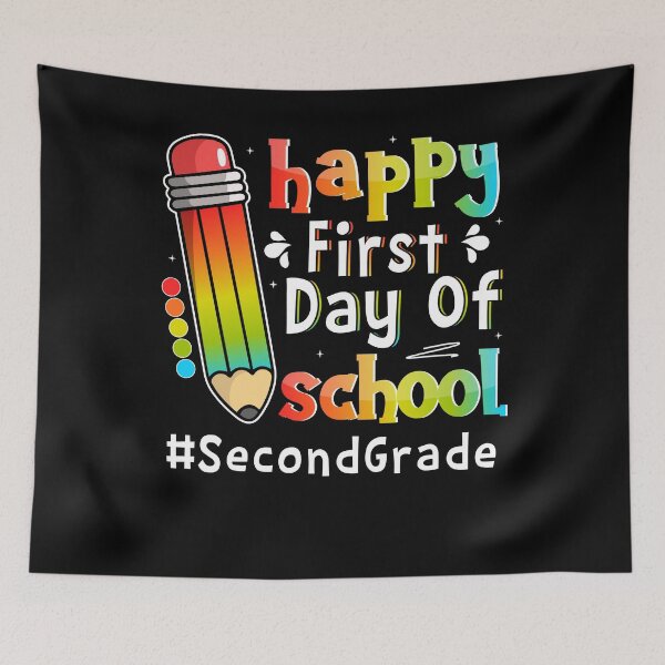 Item preview, Happy First Day Of School Teacher 2nd Grade Back To School designed and sold by MobyStickers.