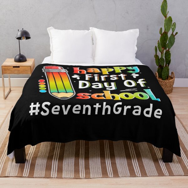Item preview, Happy First Day Of School Teacher 7th Grade Back To School designed and sold by MobyStickers.