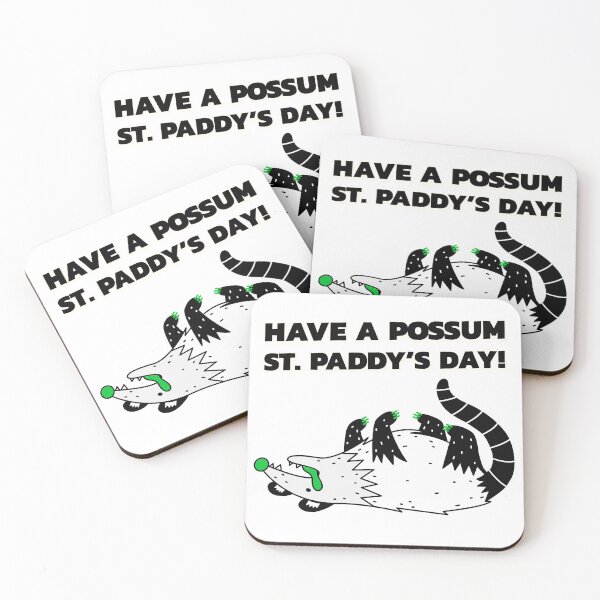 Item preview, Have A Possum St. Pat's Day designed and sold by Whackadoodletee.