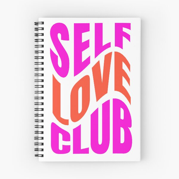 Item preview, Self Love Club - Empowering Typography for Positive Affirmations - Pink and Red designed and sold by Biddakate.